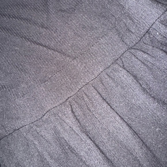 Torrid Black Sleeveless Peplum ribbed top size 2Xl very black no pills - Picture 4 of 4